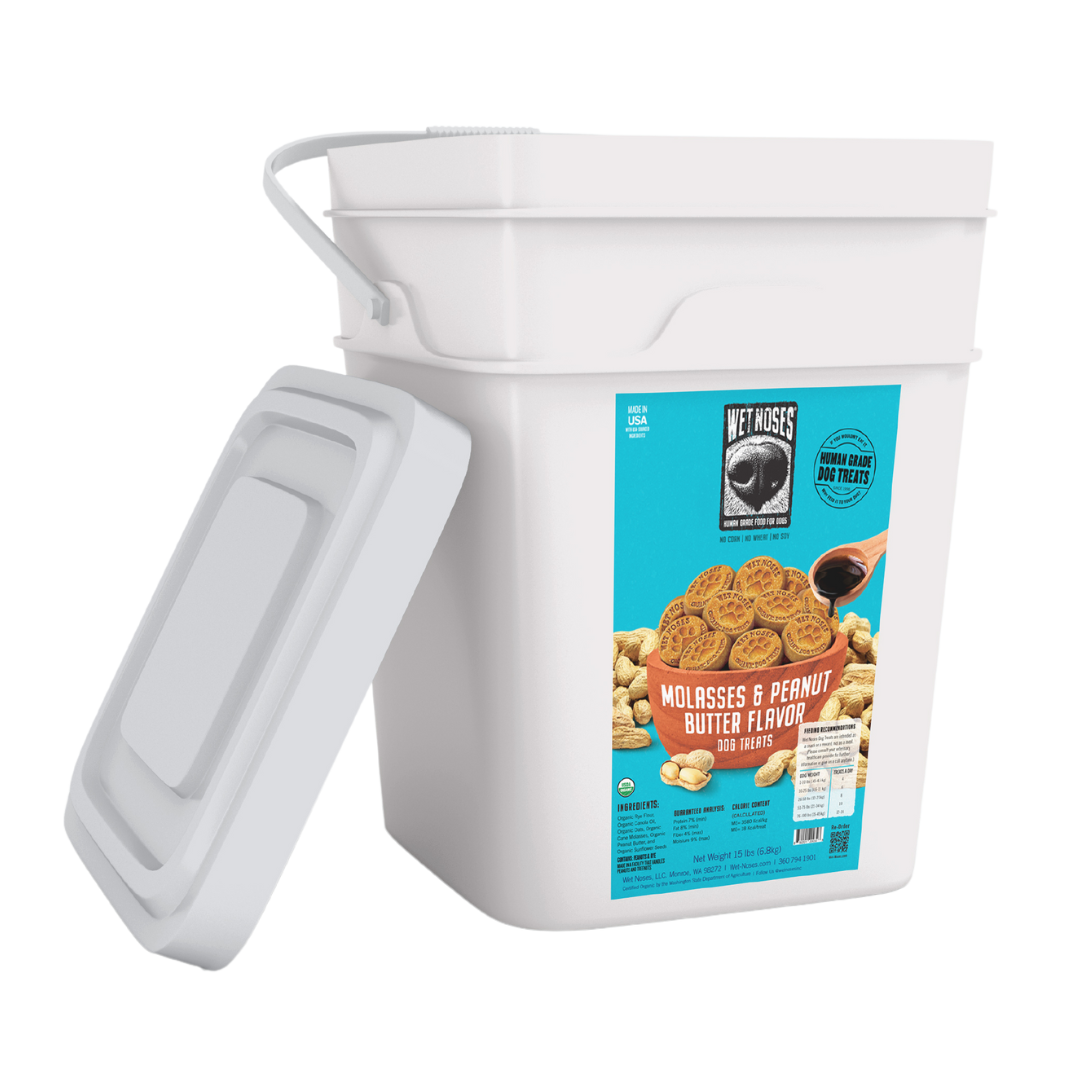 Peanut Butter & Molasses Bulk Bucket Treats 15lb