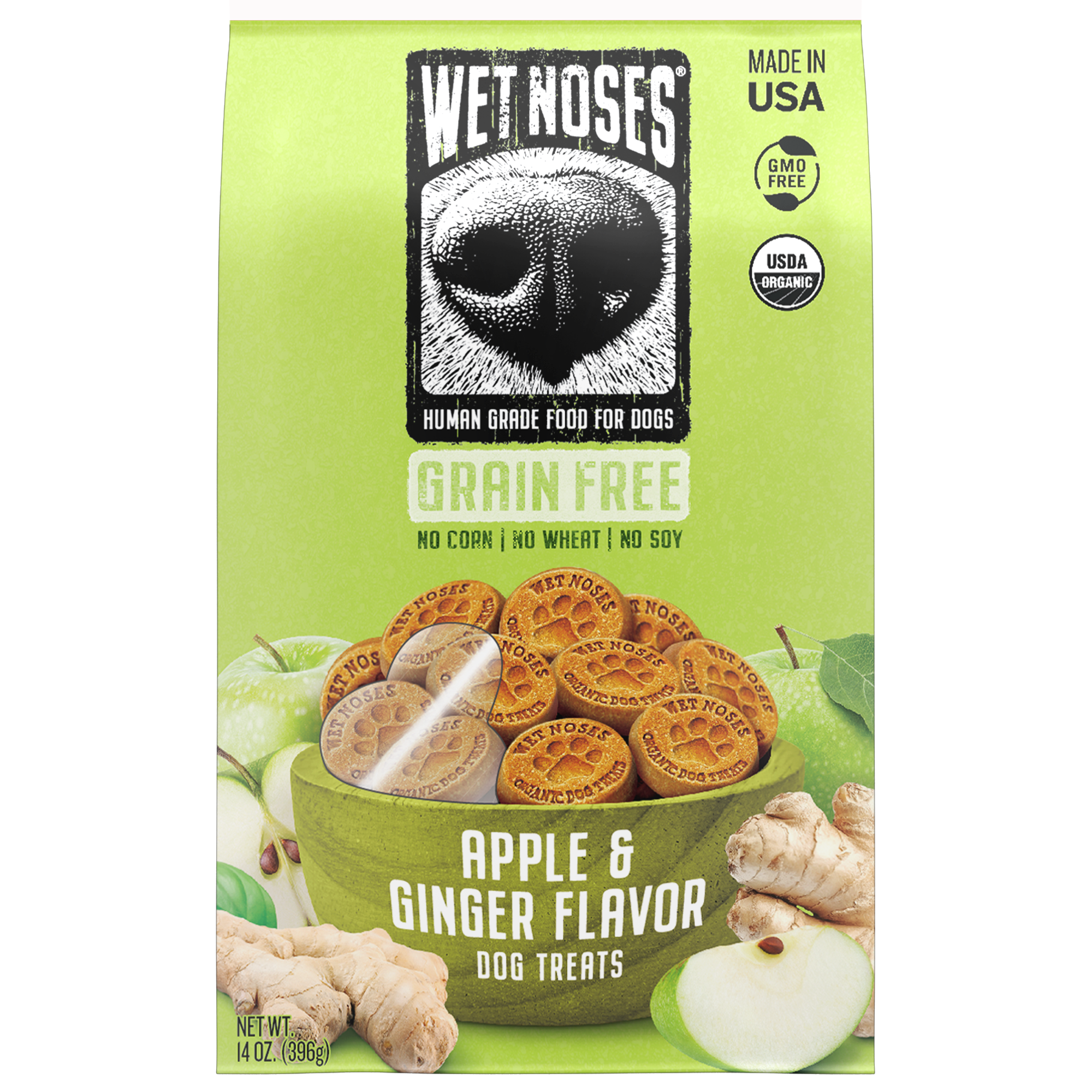 Apple & Ginger Grain Free Original Treats 14oz – Wet Noses