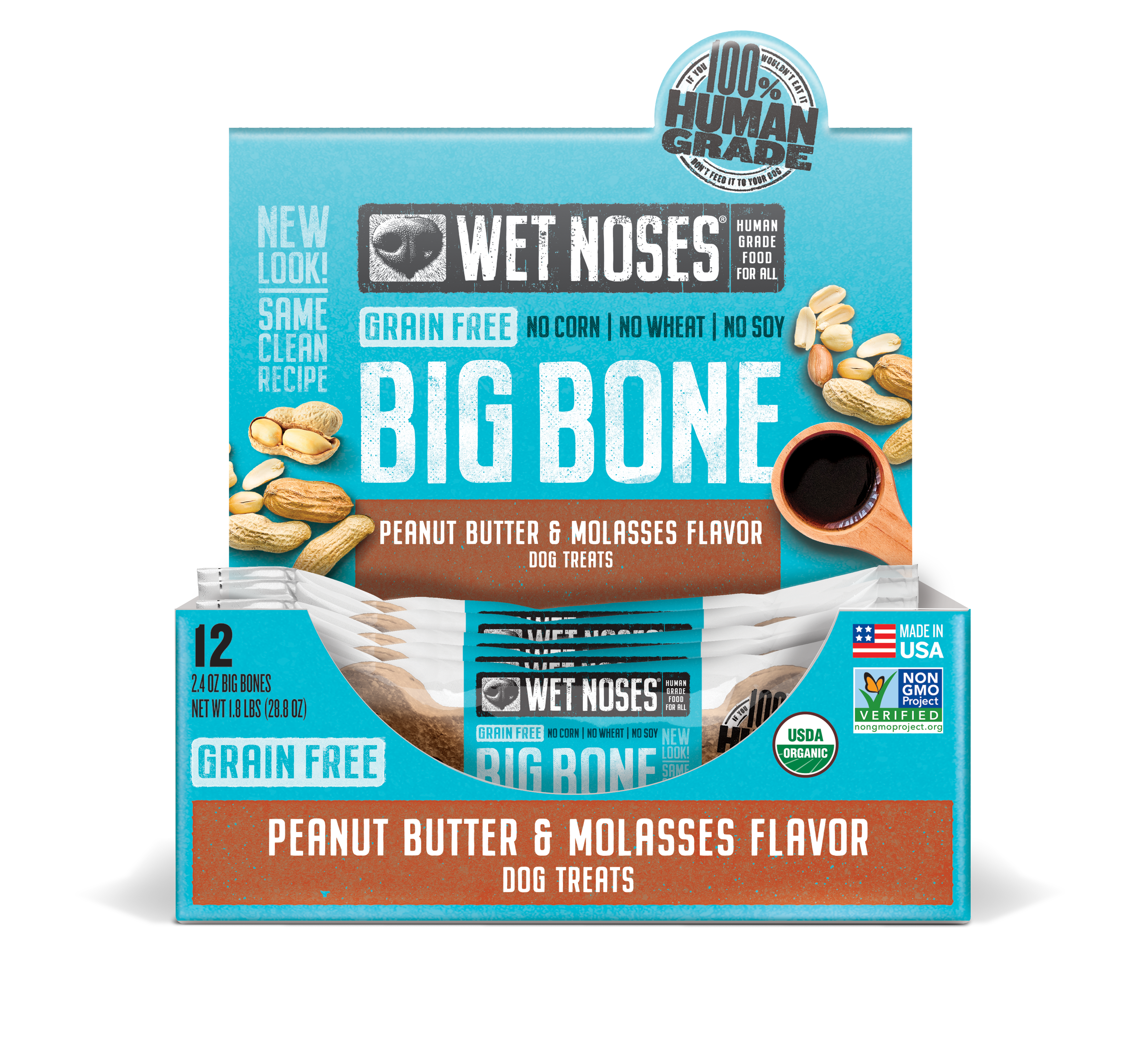 Wet noses peanut butter molasses on sale