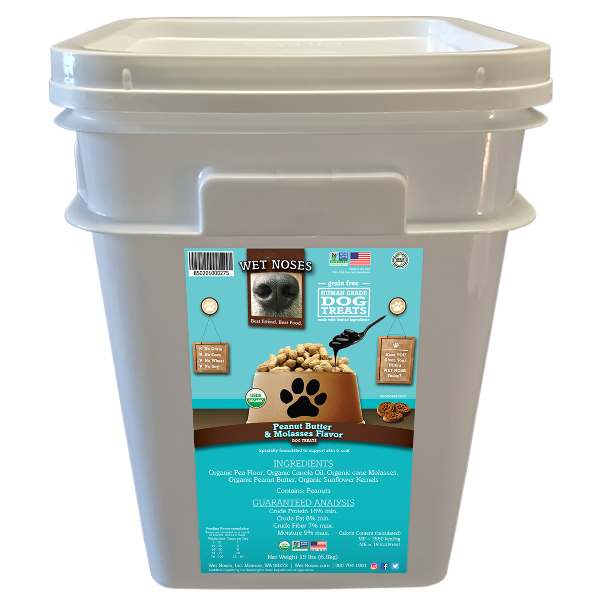 Wet noses sales peanut butter molasses