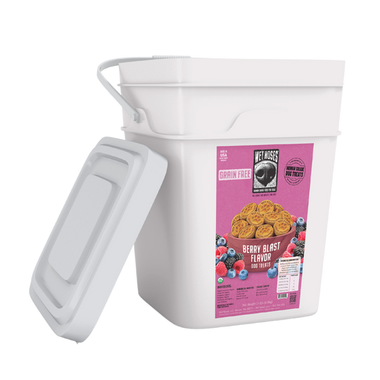 Berry Blast Grain Free Bulk Bucket Treats 15lb Wet Noses
