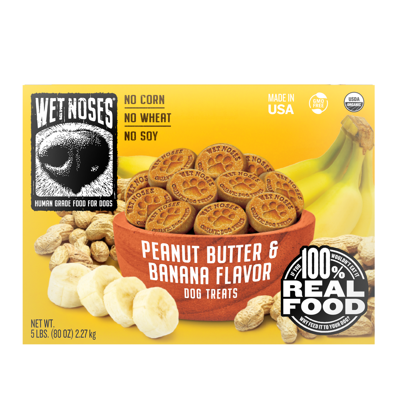 Peanut Butter Banana Box Treats 5lbs – Wet Noses