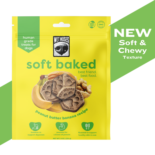 Peanut Butter Banana Soft Baked Treats 8oz – Wet Noses