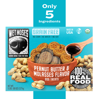 Peanut Butter & Molasses Grain Free Box Treats 5lbs