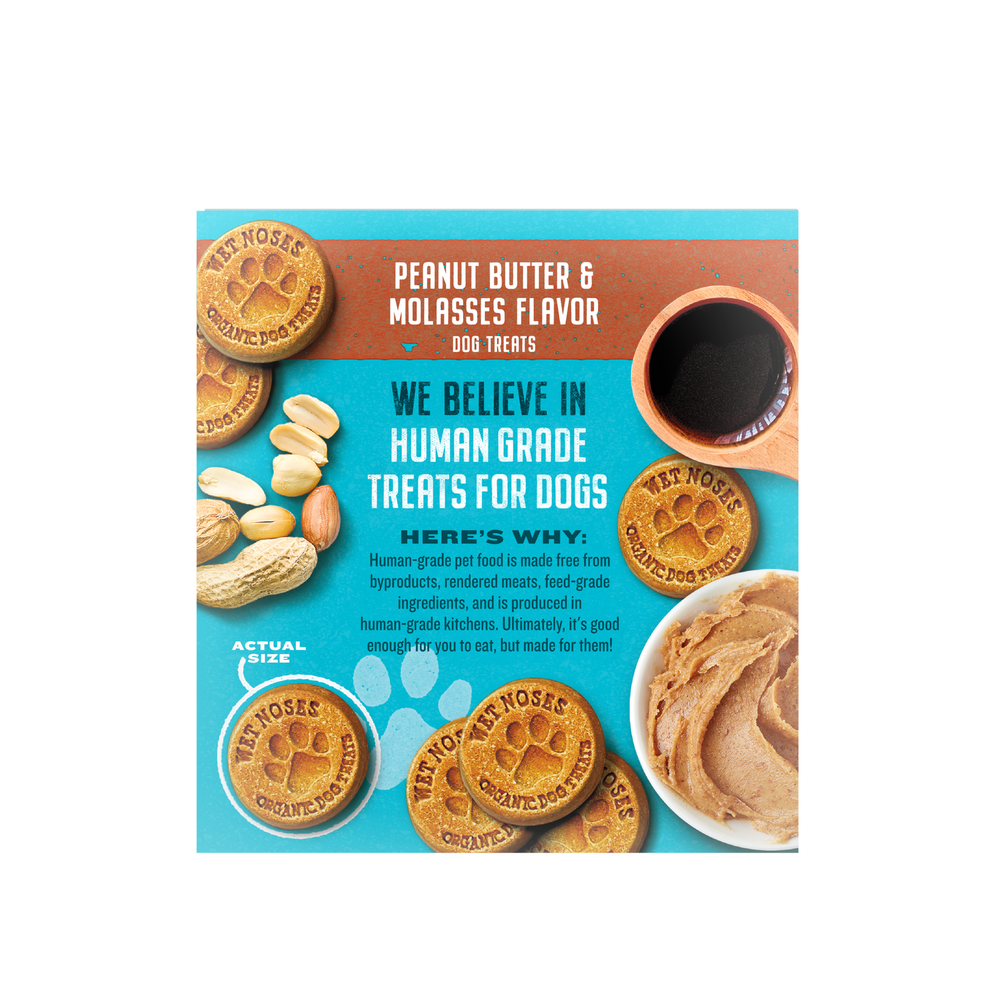 Peanut Butter & Molasses Grain Free Box Treats 5lbs