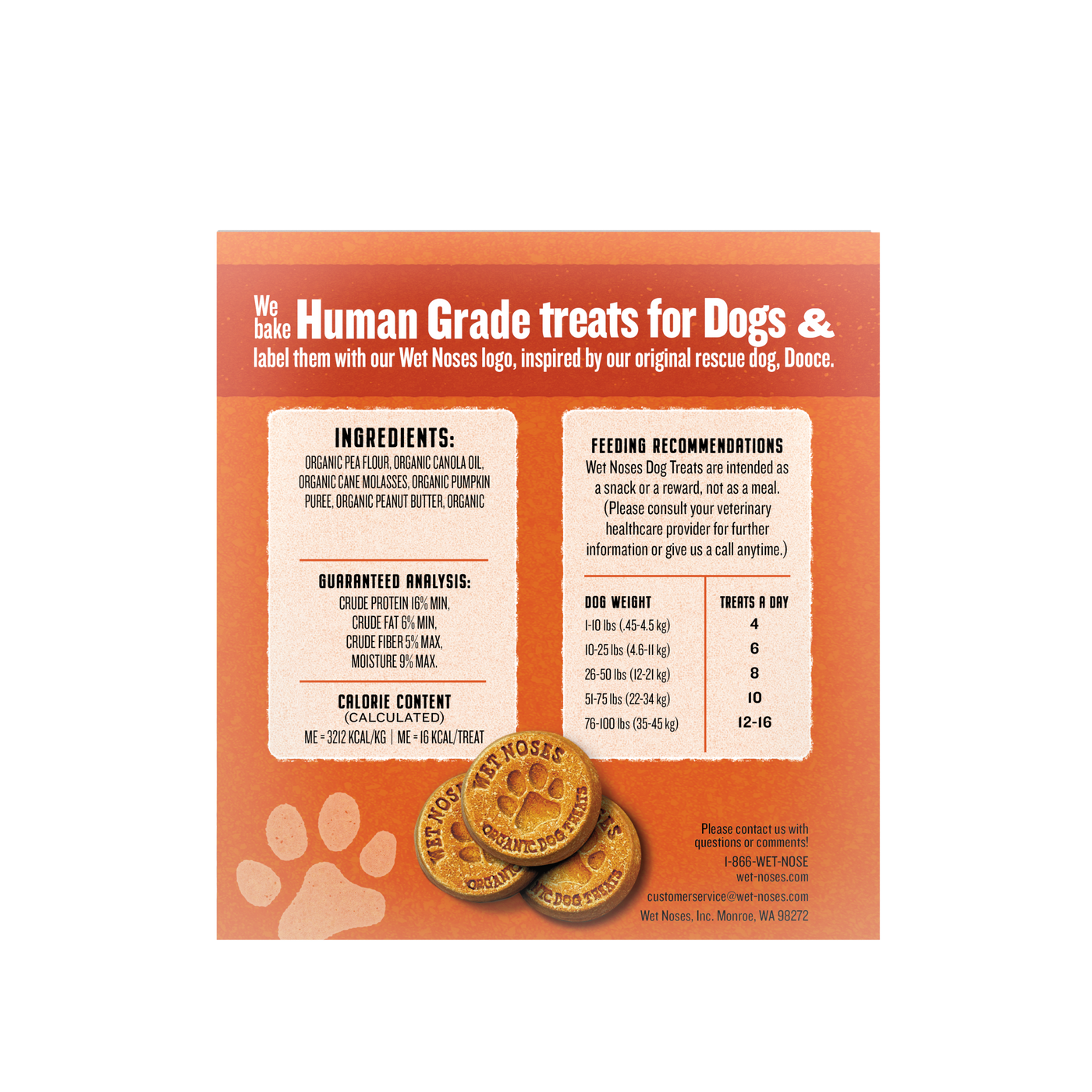 Pumpkin & Quinoa Grain Free Box Treats 5lbs