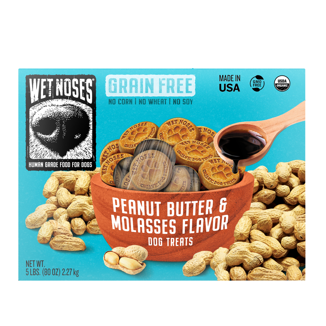 Peanut Butter & Molasses Grain Free Box Treats 5lbs – Wet Noses