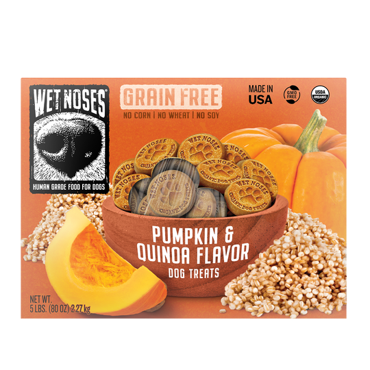 Pumpkin & Quinoa Grain Free Box Treats 5lbs – Wet Noses