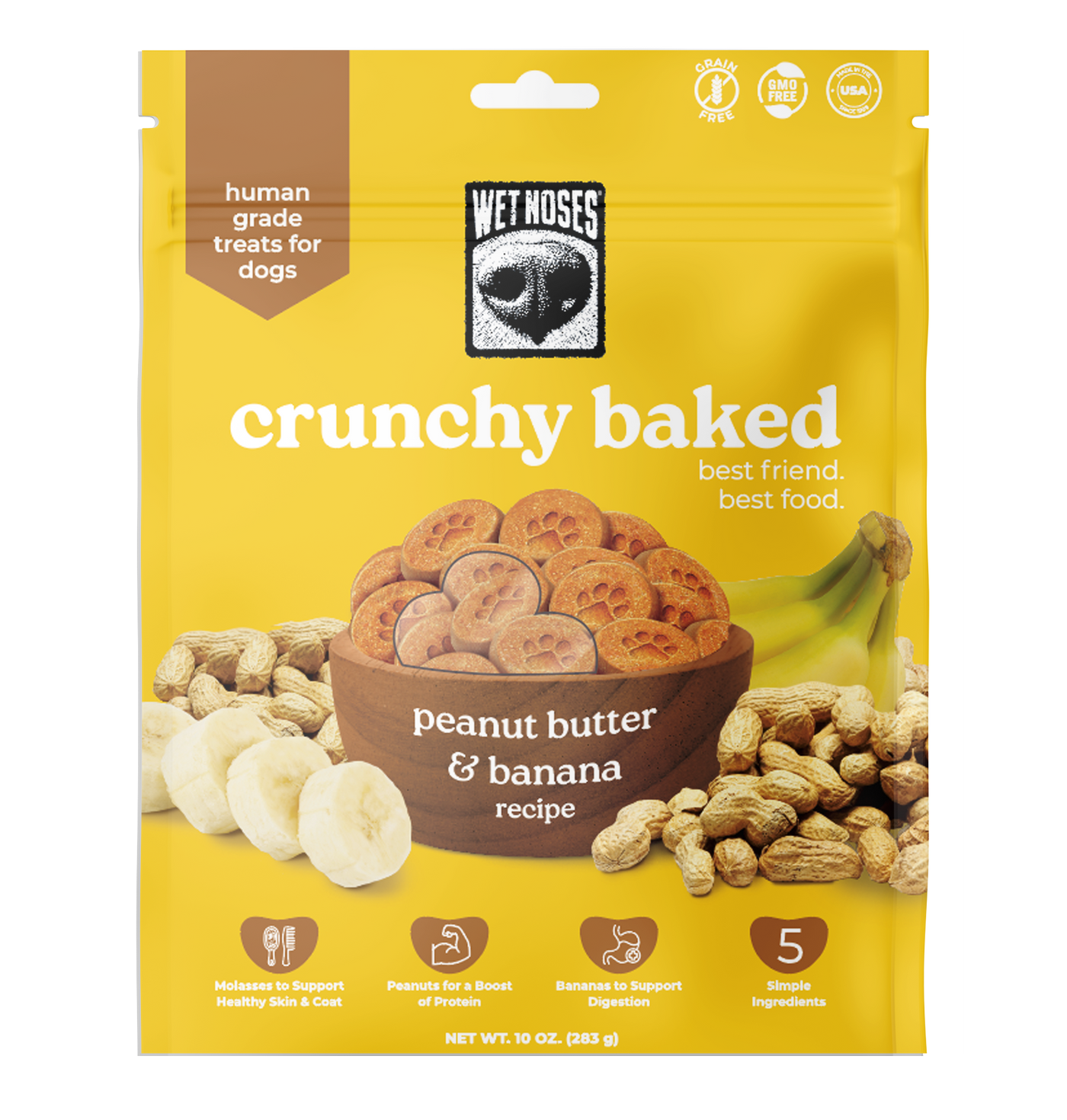 Peanut Butter Banana Crunchy Baked Treats 10oz