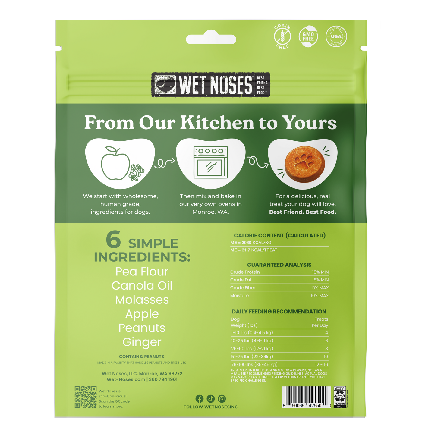 Apple Ginger Crunchy Baked Treats 10oz