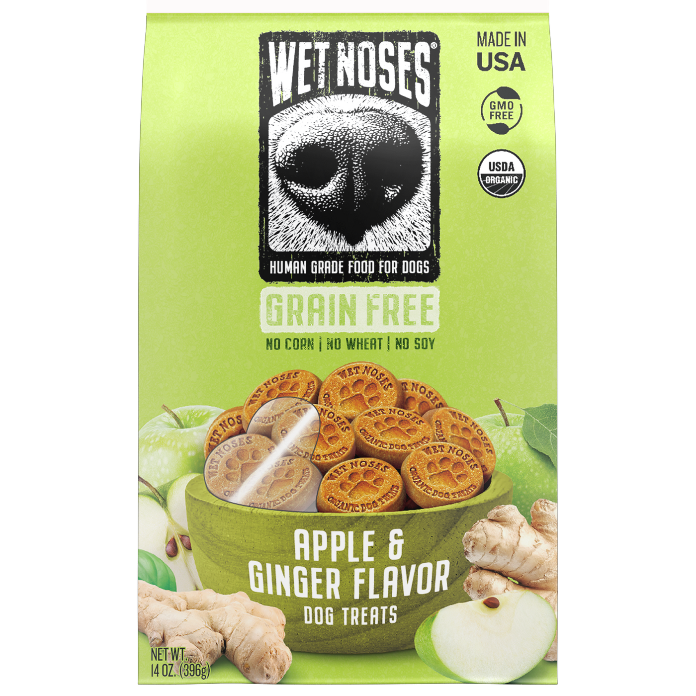 Apple & Ginger Grain Free Original Treats 14oz – Wet Noses