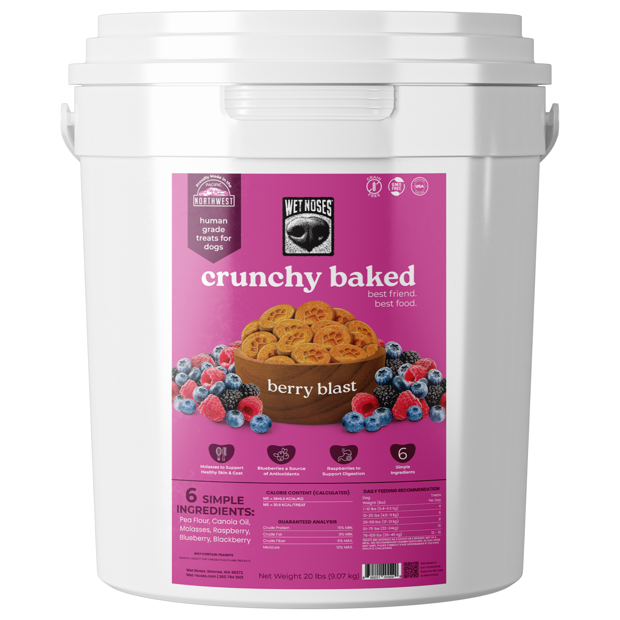 ドッグフード mitsunarishio Berry Blast Grain Free Bulk Bucket Treats 20lbs – Wet Noses