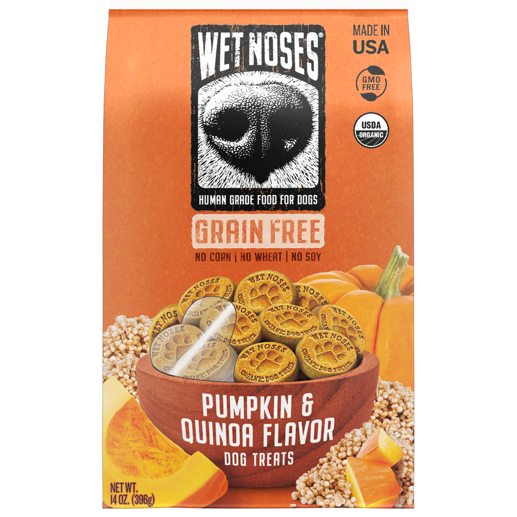 Pumpkin & Quinoa Grain Free Original Treats 14oz – Wet Noses