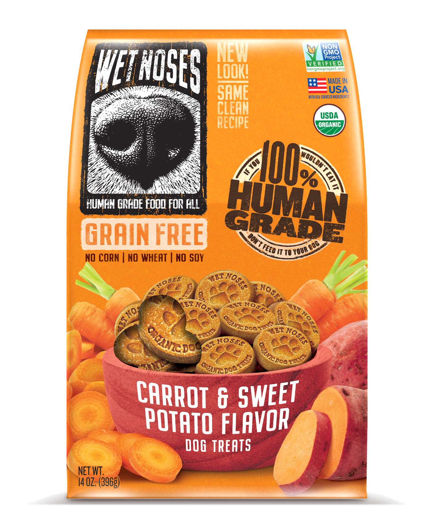 Carrot & Sweet Potato Grain Free Original Treats 14oz